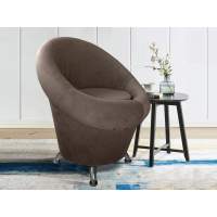 Кресло Ракушка коричневое