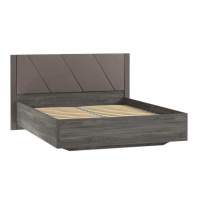 НМ 011.75-01 кровать Summit / ясень анкор тёмный / графит софт