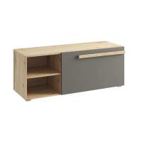 ВИЛЛИТУС М4 тумба ТВ дуб Вотан/графит ВИЛЛИТУС М4 тумба ТВ дуб Вотан/графит