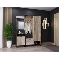 Прихожая Фолк-1 Дуб Гранж песочный