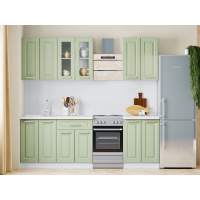 Кухня Вокс комплект 4 Белый / Фисташка