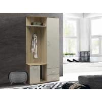 Прихожая Кармен-1 Дуб Сонома/Белый