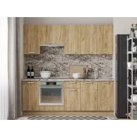 Кухня Борги комплект 7 Белый / Дуб Крафт золотой