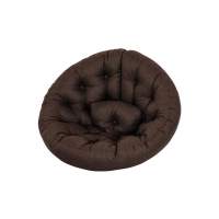 Кресло Форест (бескаркасное) жаккард тесла шоколад