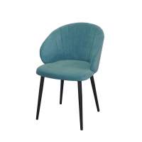 Стул З / черный /велюр бирюзовый Стул З / черный /велюр бирюзовый