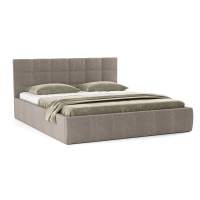 Кровать Диана 1600 высота 1010 жаккард тесла дым Кровать Диана 1600 высота 1010 жаккард тесла дым