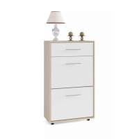 Тумба для обуви ТП-2 Дуб сонома/Белый