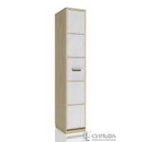 Шкаф для белья НМ 013.01-03 «Фанк» Дуб сонома/белый скандинавский