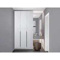 Брандо шкаф для одежды 67.15 МДФ Белый