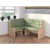 Угловая скамья Квадро дуб сонома/Мохито