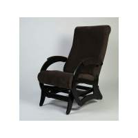 Кресло-маятник Амелия Черный / Шоколад