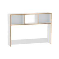 Вуди Надстройка на стол 13.161 белый/дуб золотой