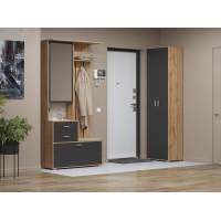 Прихожая модульная Антре 1 Дуб вотан / Диамант серый