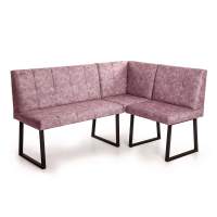 Модульный угловой диван Реал Коралл/Черный муар