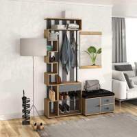 Прихожая мини-лайт компл. 1 дуб крафт/графит