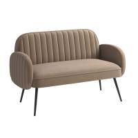 Диван 2-х местный Флеминг S велюр тенерифе корица