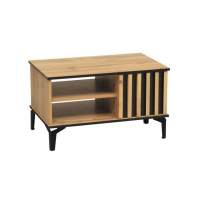 Стол журнальный Либерти 51.08 (опора h150) Дуб вотан/Черный