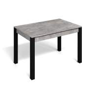 Стол не раздвижной Милан-1 Ателье светлое / Черный