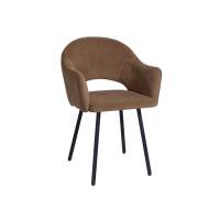 Стул Виктория велюр коричневый