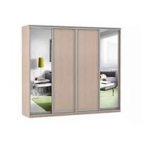 Шкаф купе Модерн 2362х600 4-х дверный 4-х секционный зеркало ясень