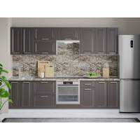 Кухня Вокс комплект 2 Белый / Графит