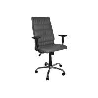 Кресло Марк 1Х к/з серый