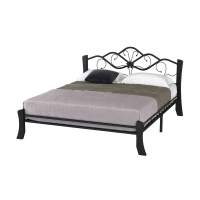 Кровать двухместная 42.50 Антея Металл черный Кровать двухместная 42.50 Антея Металл черный