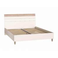 Муссон кровать 11.41 Дуб Эндгрейн/Белый Муссон кровать 11.41 Дуб Эндгрейн/Белый