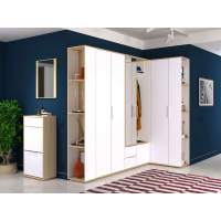 Прихожая Куба 1 дуб сонома/белый