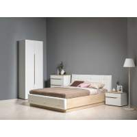 Спальня Муссон 2 Белый/Дуб Эндгрейн