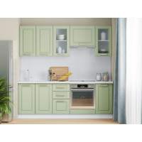 Кухня Вокс комплект 5 Белый / Фисташка