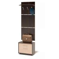 Прихожая ТП-1 + ВШ-5 Венге / Беленый дуб