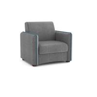 Кресло-кровать Авалон жаккард тесла серый/деним