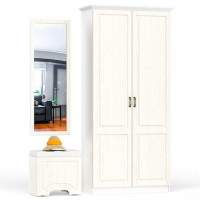 Прихожая Ливерпуль 5 Белый/Ясень ваниль