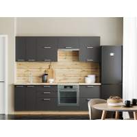 Кухня Борги комплект 5 Дуб Крафт золотой / Антрацит