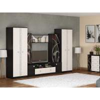 Рио 26 стенка ТВА Бодега Темный / Светлый