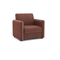 Кресло-кровать Авалон жаккард тесла шоколад/крем