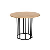 Стол обеденный 42.44 Терция Дуб вотан/металл черный