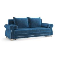 Диван-кровать 3-х местн. Порто М велюр тенерифе океан/грей