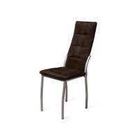 Стул Волна / Серебро/Борнео Умбер Стул Волна / Серебро/Борнео Умбер