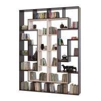 Стеллаж Сокол 8 (12 модулей ПК-9) Венге/Беленый дуб