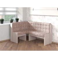 Угловая скамья Квадро Бодега/Латте