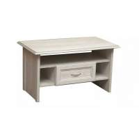 Журнальный стол Сохо 32.20 бетон белый/бетон патина