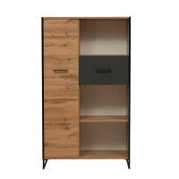 Доната стеллаж 46.03 Дуб Вотан/Диамант серый