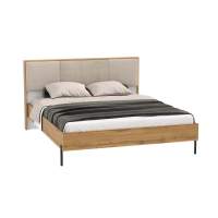 Кровать двойная 72.17 Кензо Дуб Вотан / Белый