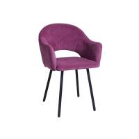 Стул Виктория велюр розовый