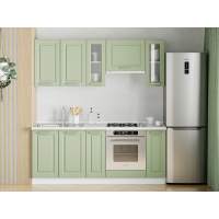 Кухня Вокс комплект 6 Белый / Фисташка