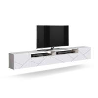 Прага тумба с фрезеровкой белый/софт белый