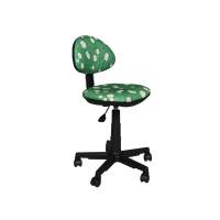 Кресло Стар детский черный/ромашки