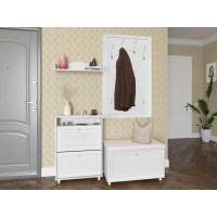 Прихожая Монако-4 белое дерево